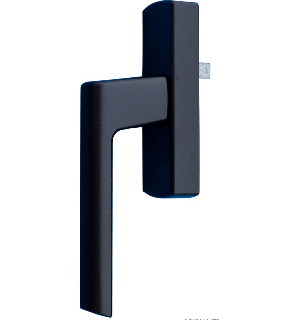 SIEGENIA SI-line LM Trafic Aluminium Window Handle-black